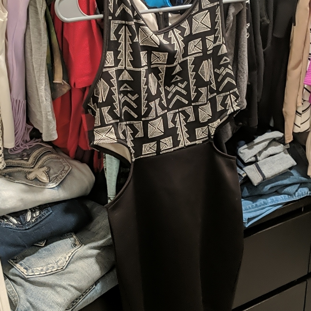 Cutout mini dress